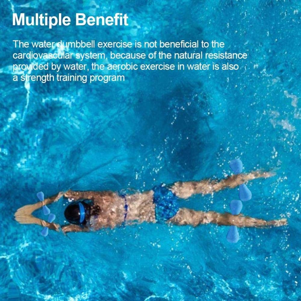 Aquatic Aerobics - 2 шт. портативных гантелей для водных